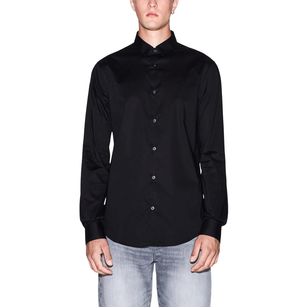 Armani Exchange Shirt Herren Schwarz