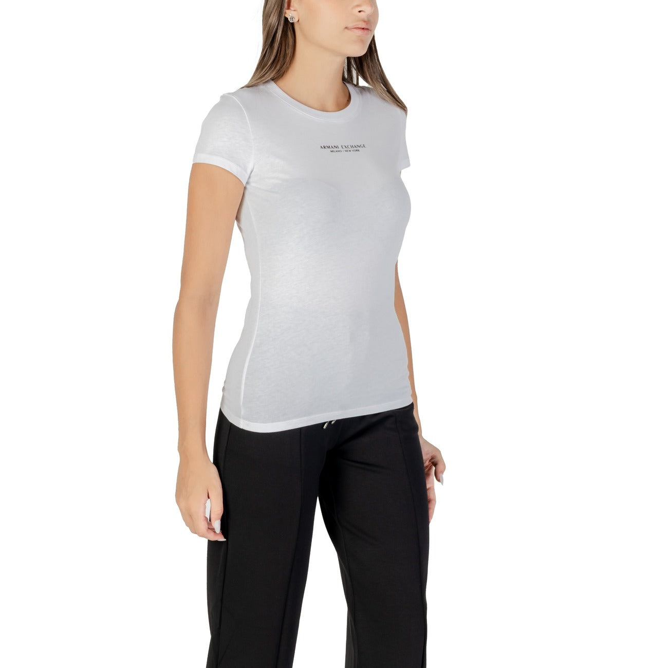 Armani Exchange T-shirt Dames Wit #2430216