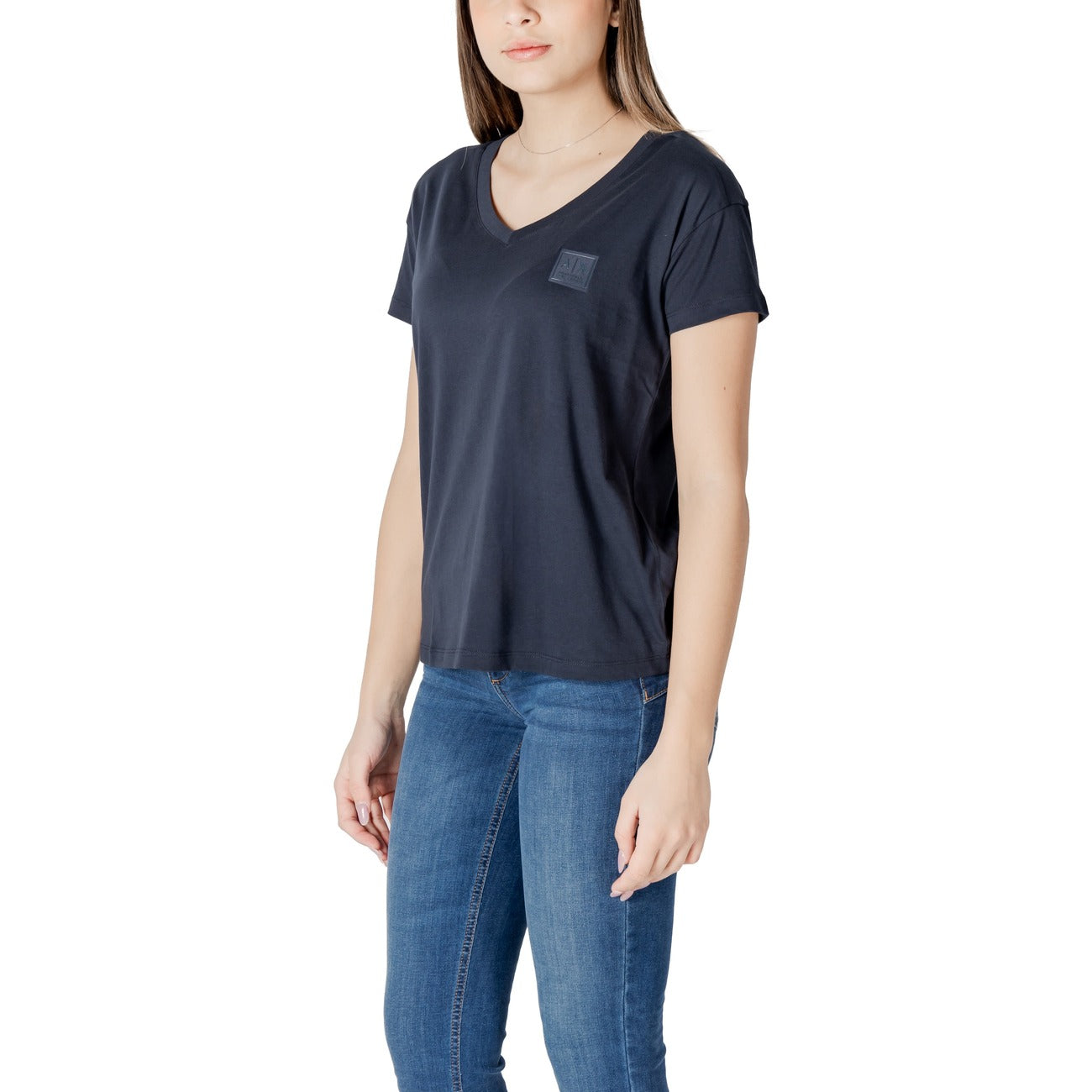 Armani Exchange T-Shirt Damen Blau #2413580