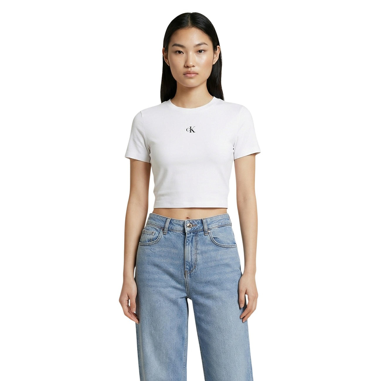 Calvin Klein Jeans T-shirt Dames Zwart #2457373