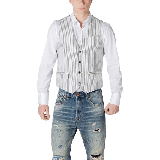 Gianni Lupo Gilet Heren Zwart