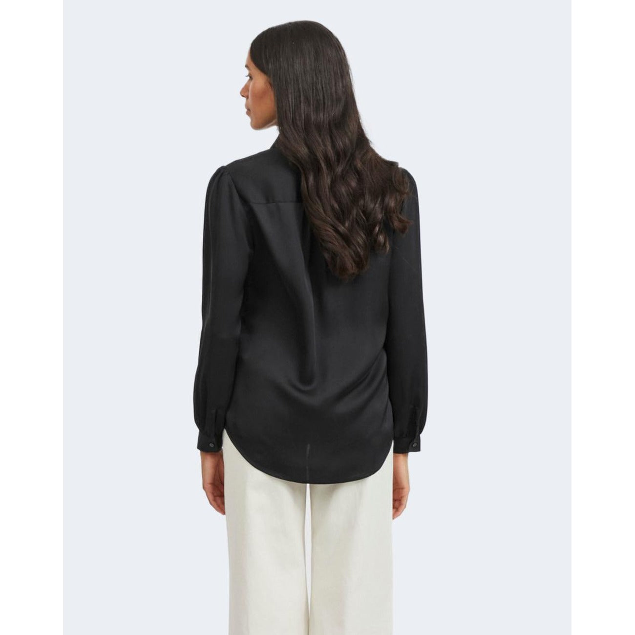 Vila Clothes Shirt Dames Zwart