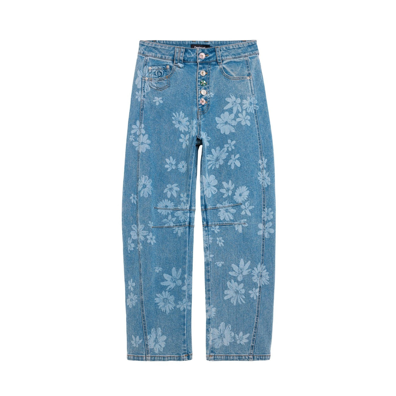 Desigual Jeans Dames Lichtblauw