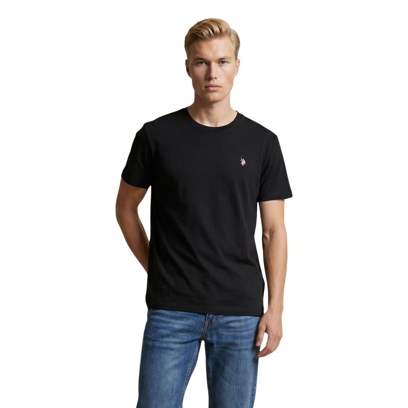 U.s. Polo Assn. T-shirt Heren Lichtblauw