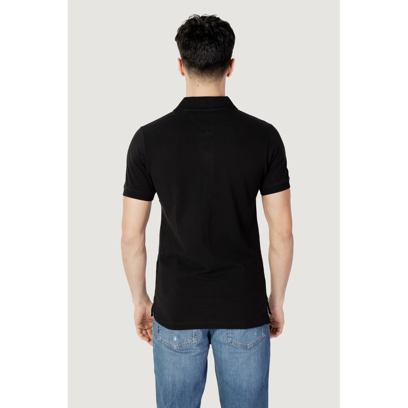 Tommy Hilfiger Jeans Polo Top Herren Schwarz