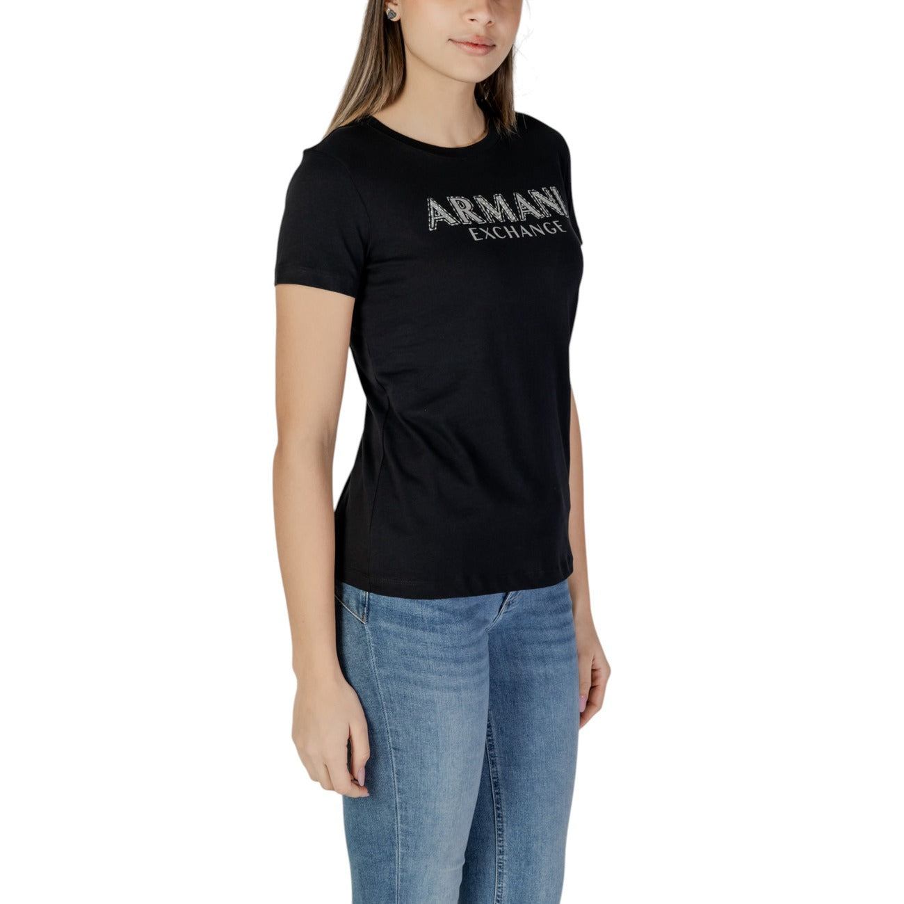 Armani Exchange T-shirt Dames Zwart #2409602