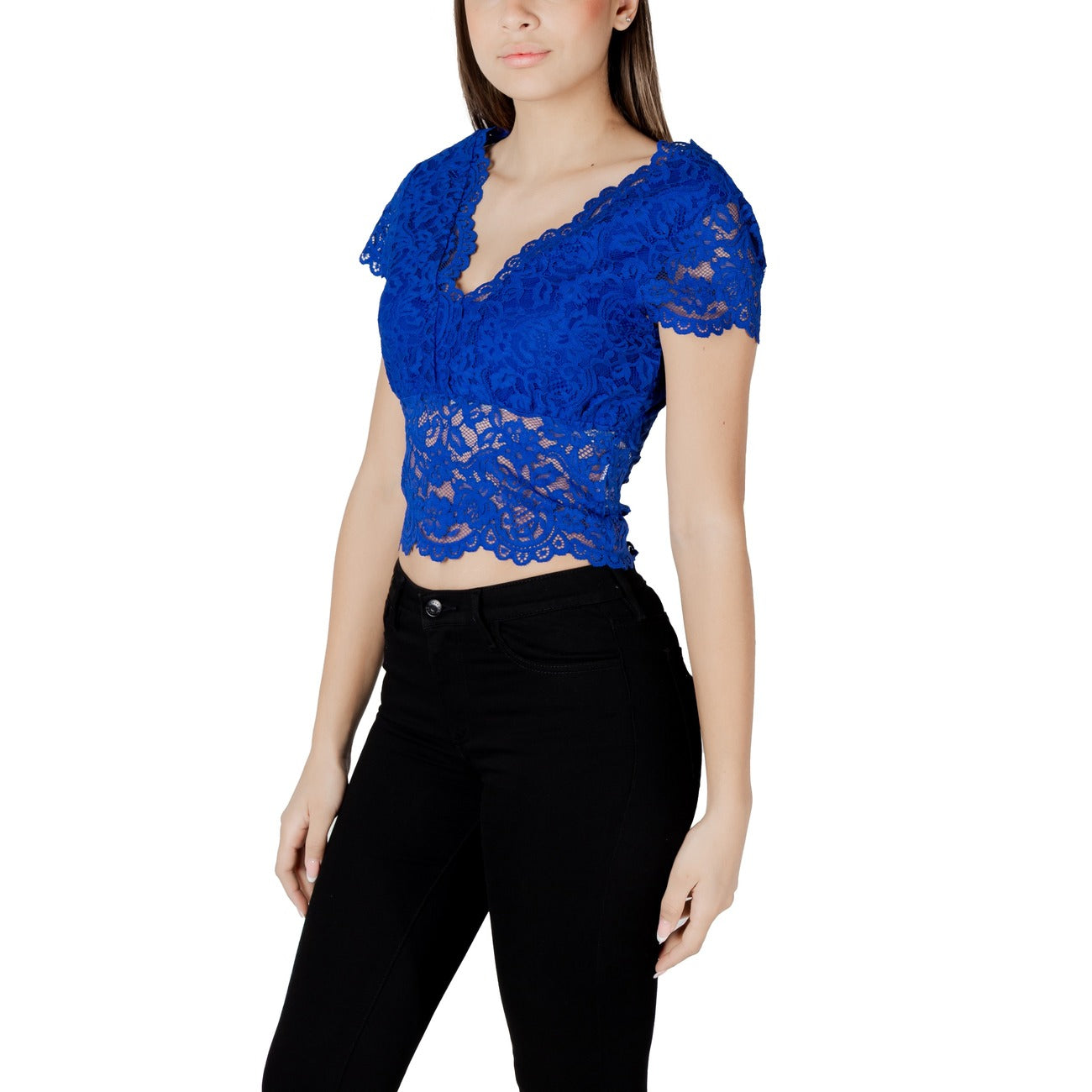 Morgan De Toi Top Damen Blau #2418566