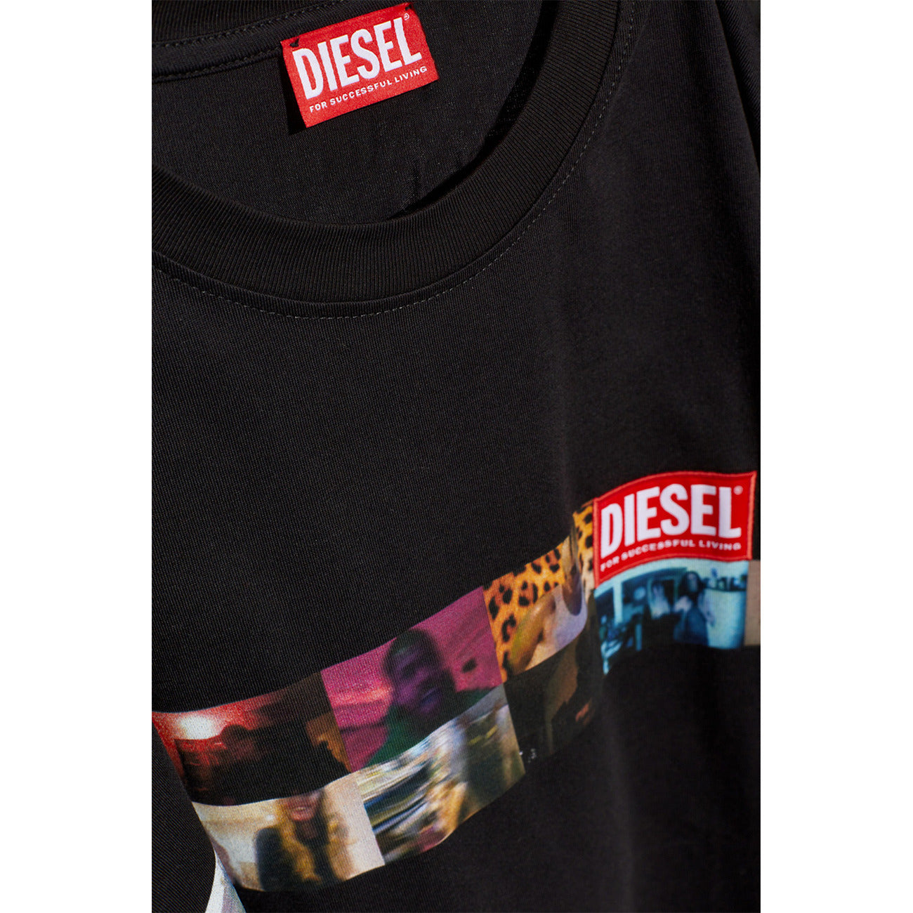 Diesel T-Shirt Herren Schwarz