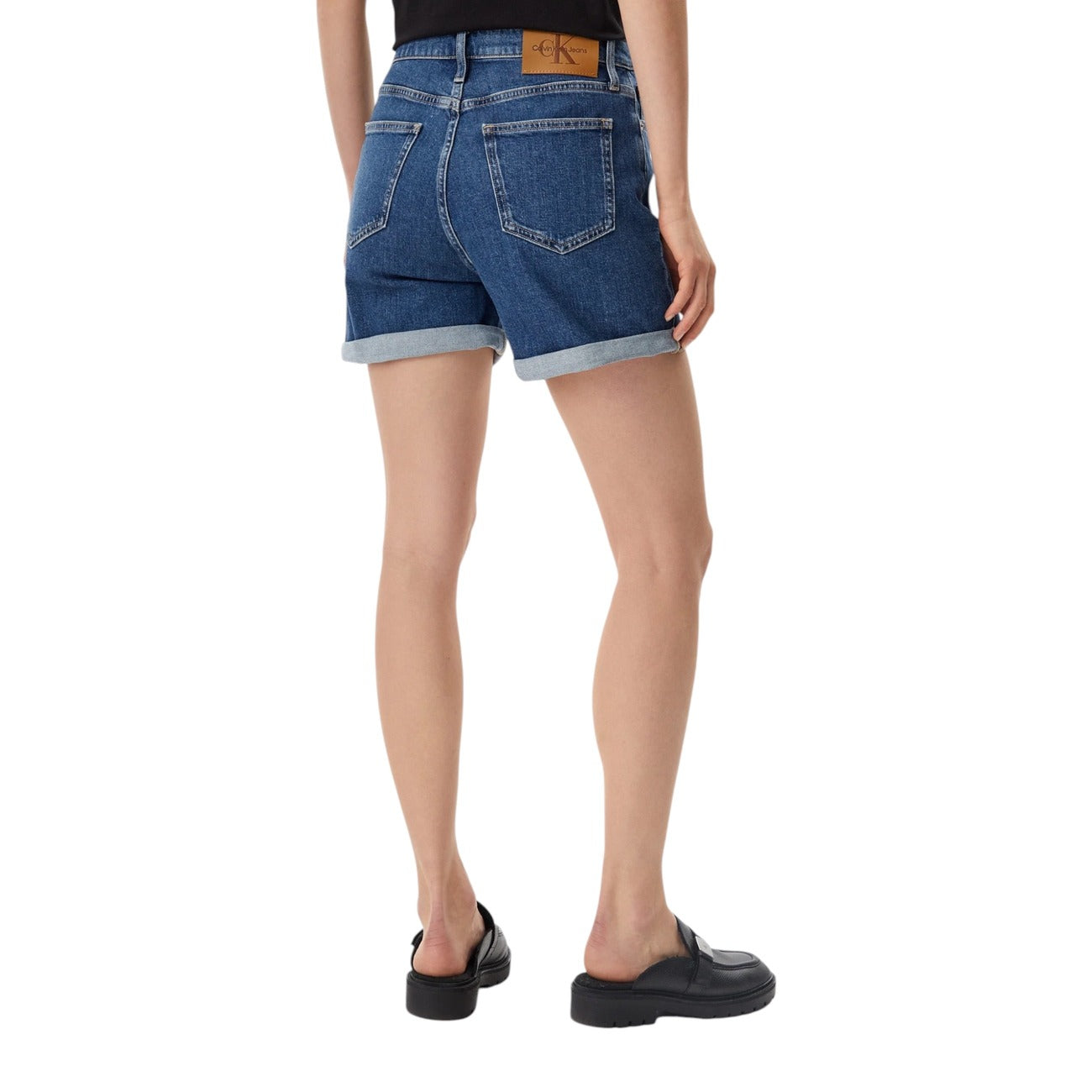 Calvin Klein Jeans Shorts Dames Blauw
