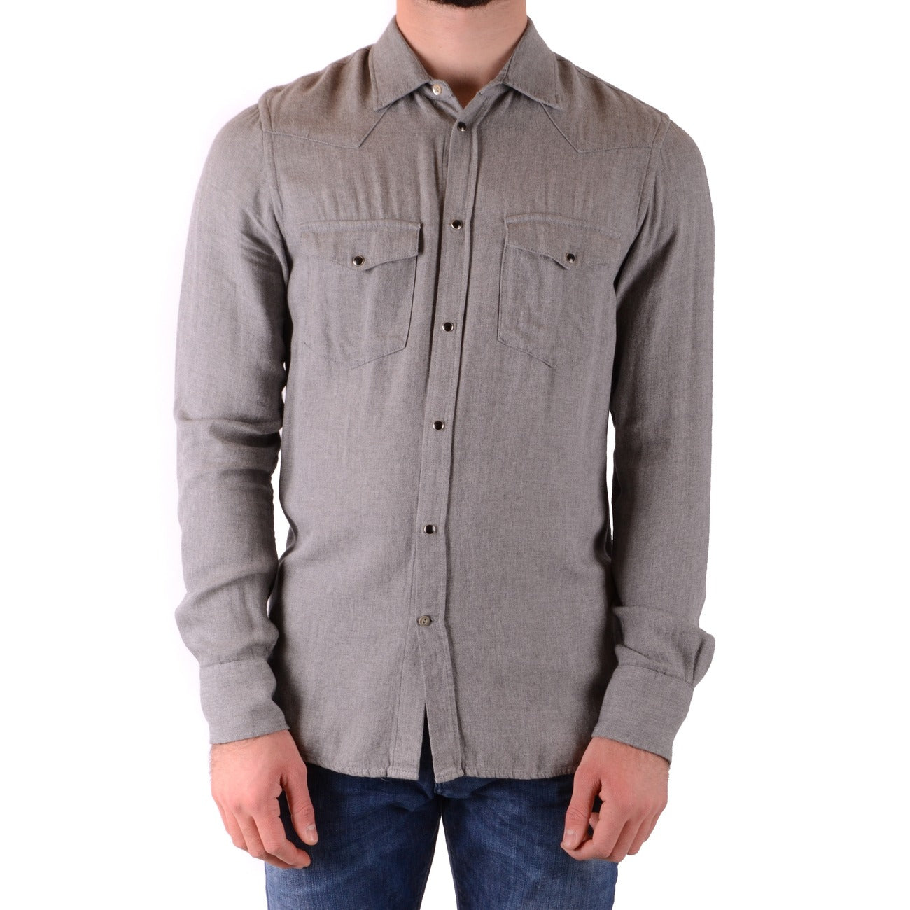 Dondup Shirt Men Grey