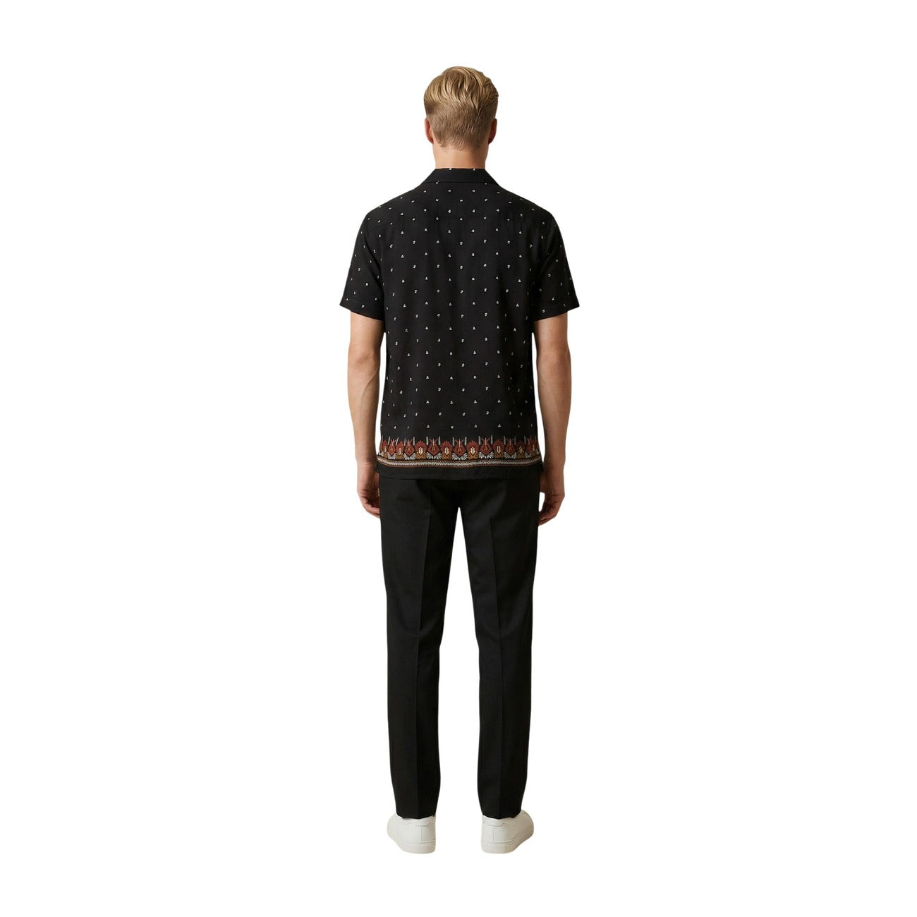 Gianni Lupo Shirt Herren Schwarz
