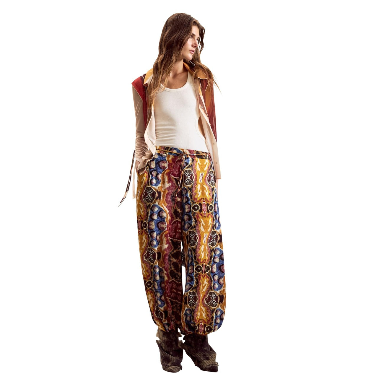 Desigual Hose Damen Mosterd