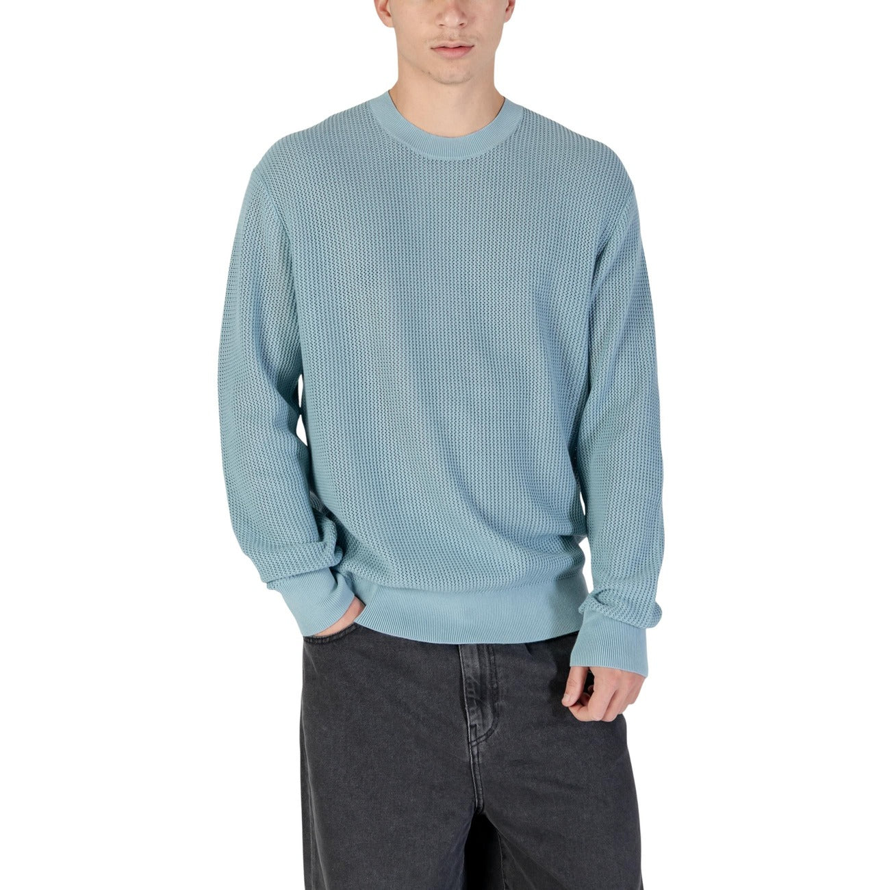 Calvin Klein Jeans Strickmode Herren Hellblau