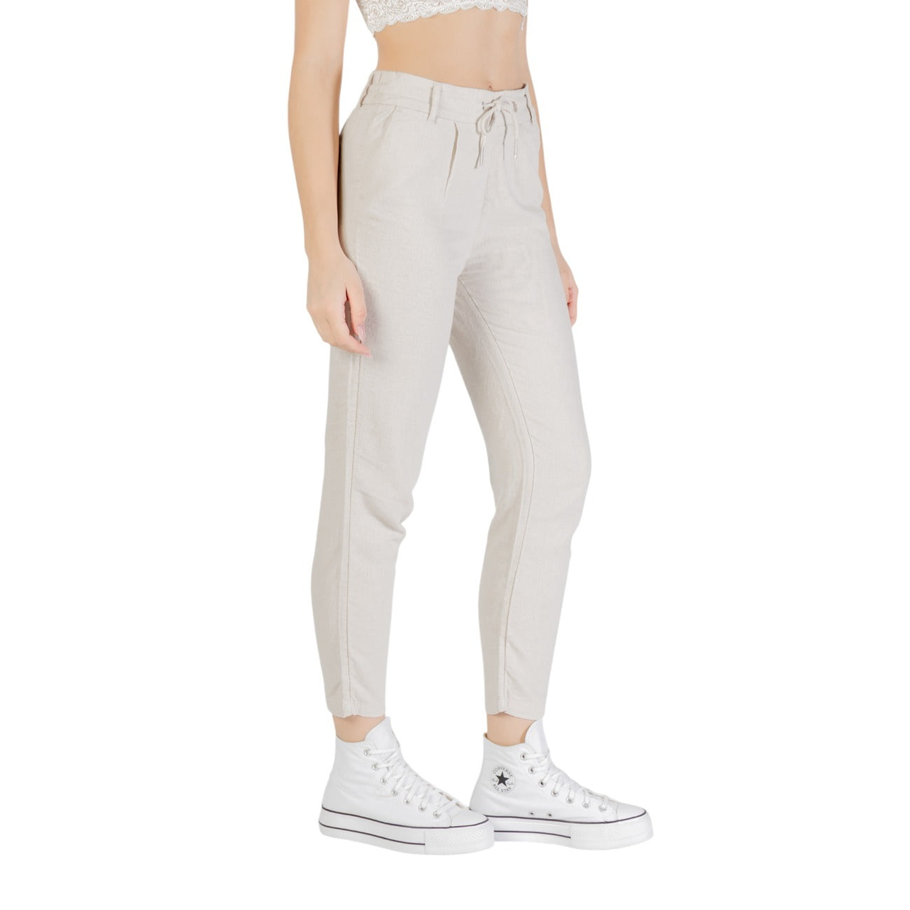 Only Broek Dames Beige #2462769