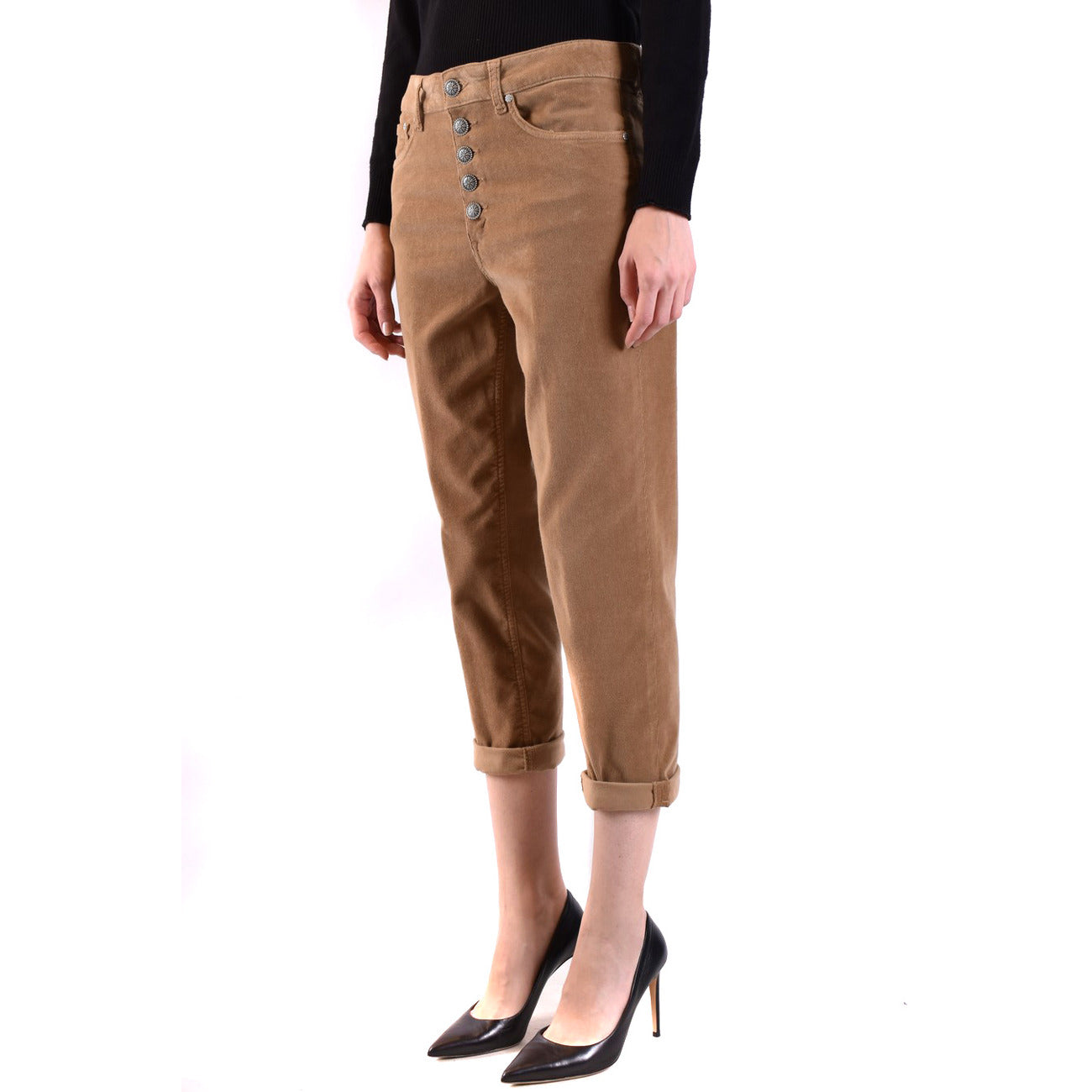 Dondup Broek Dames Beige