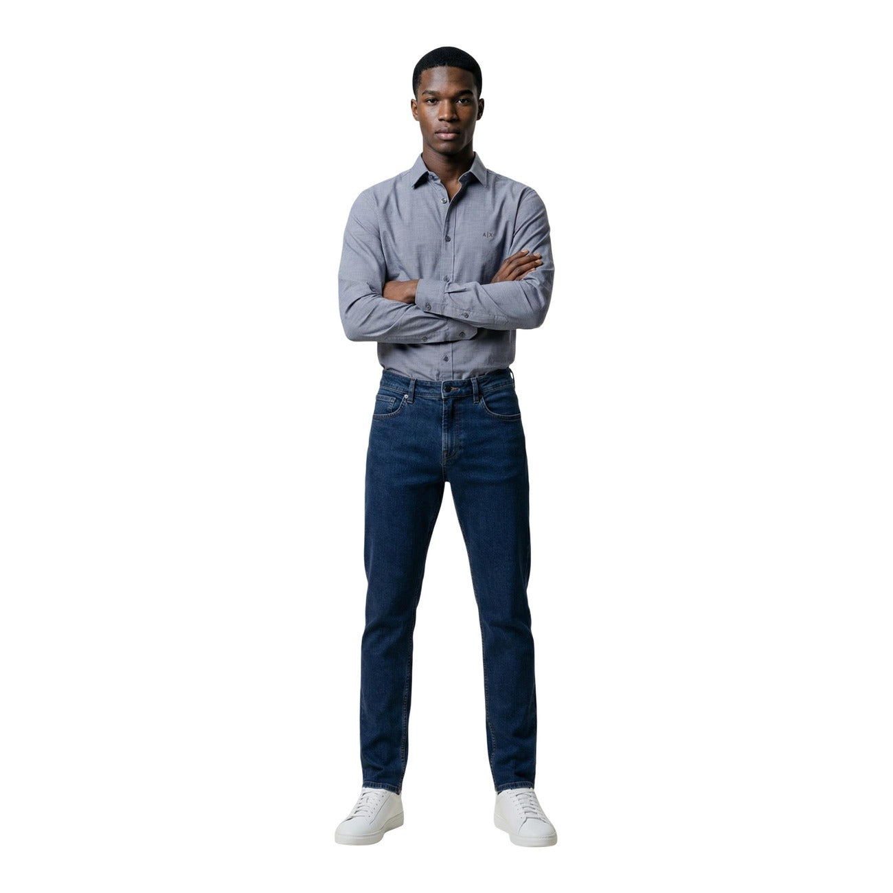 Armani Exchange Shirt Herren Blau #2456630