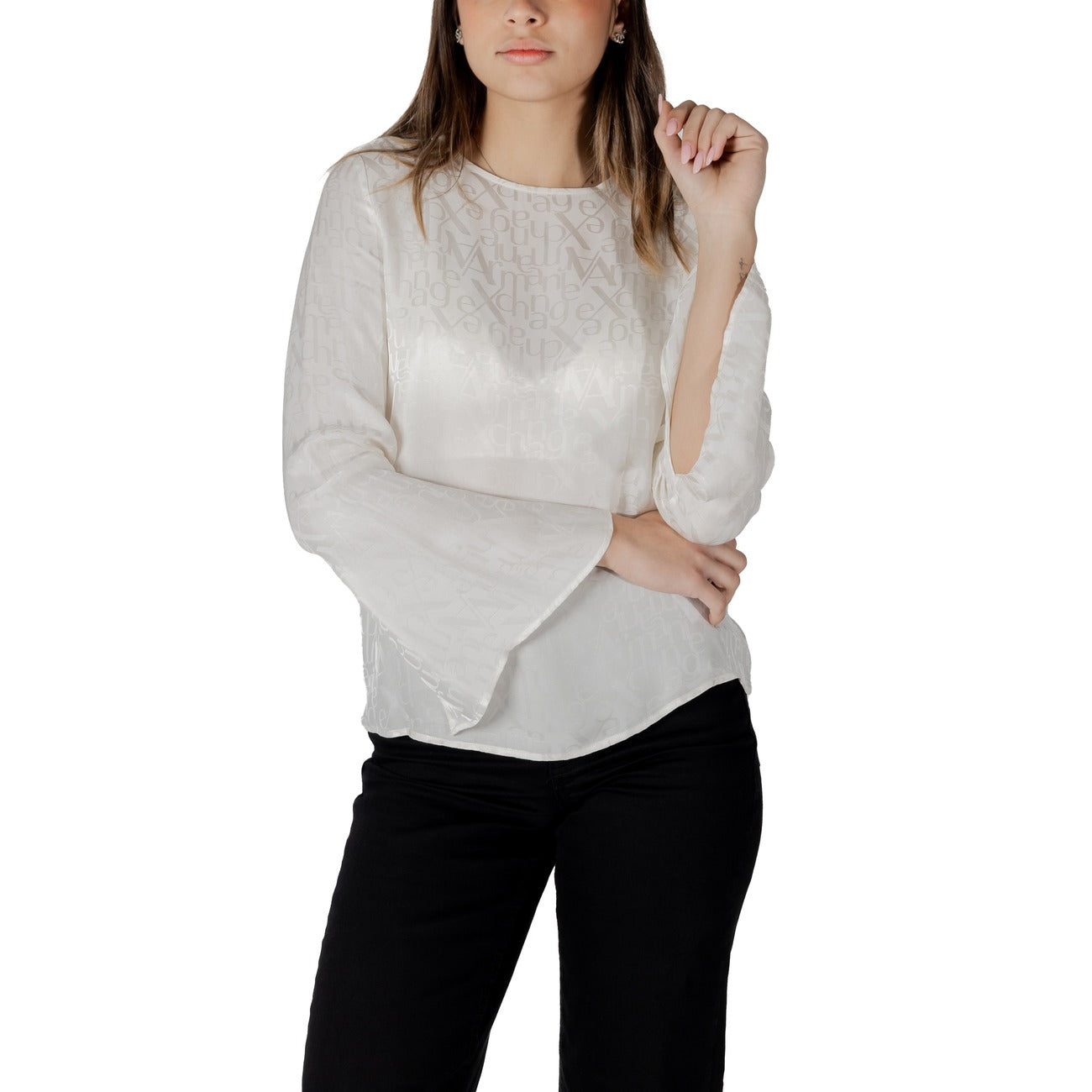 Armani Exchange Bloes Dames Beige