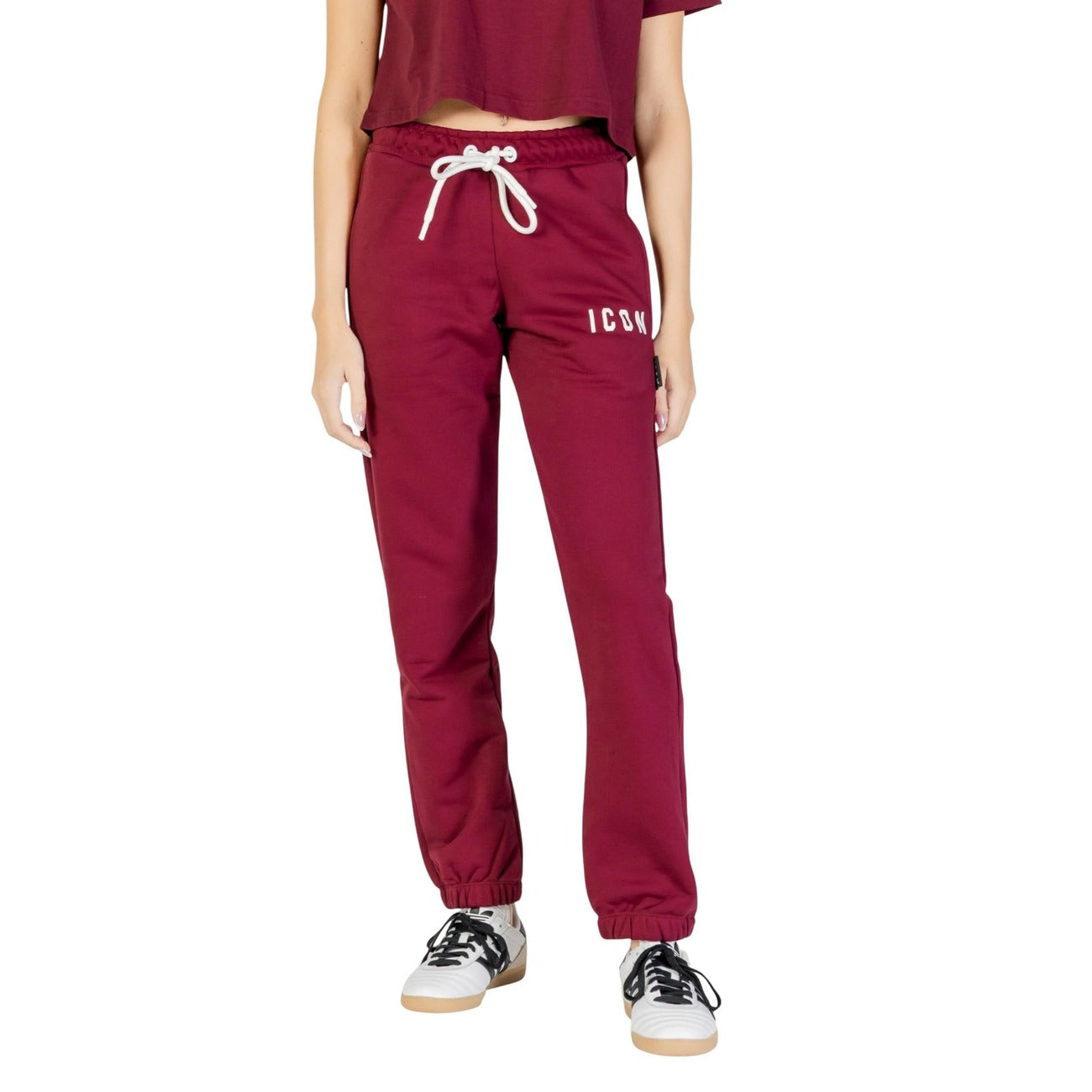 Icon Trousers Women Burgundy