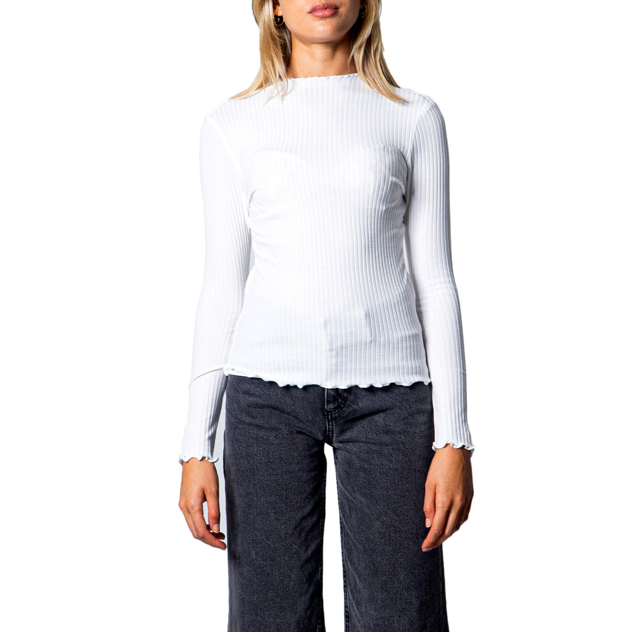 Only Strickmode Damen Weiß #179065