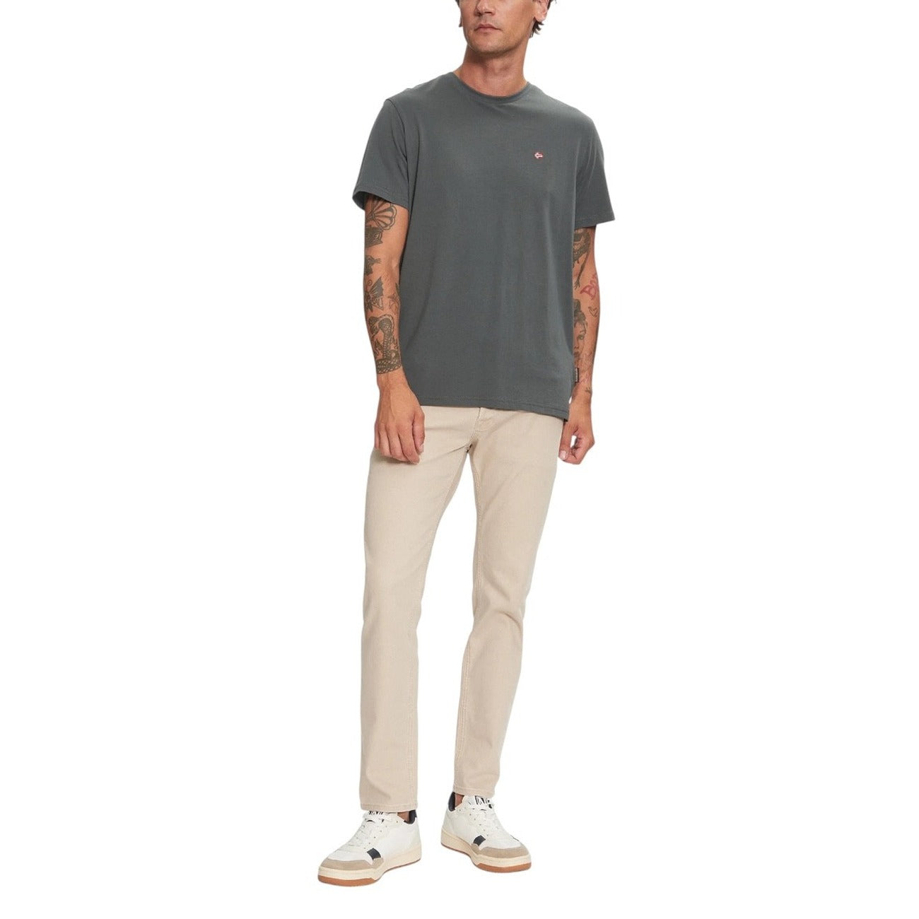Napapijri T-Shirt Herren Grün #2440633