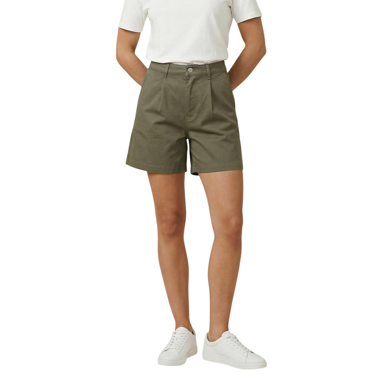 Jacqueline De Yong Shorts Dames Beige