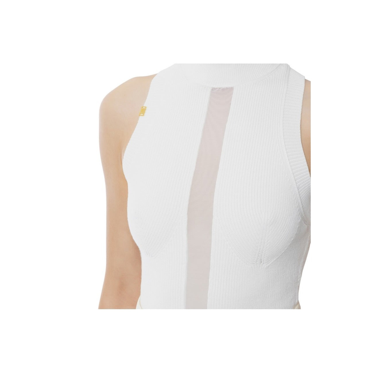 Elisabetta Franchi Top Damen Weiß