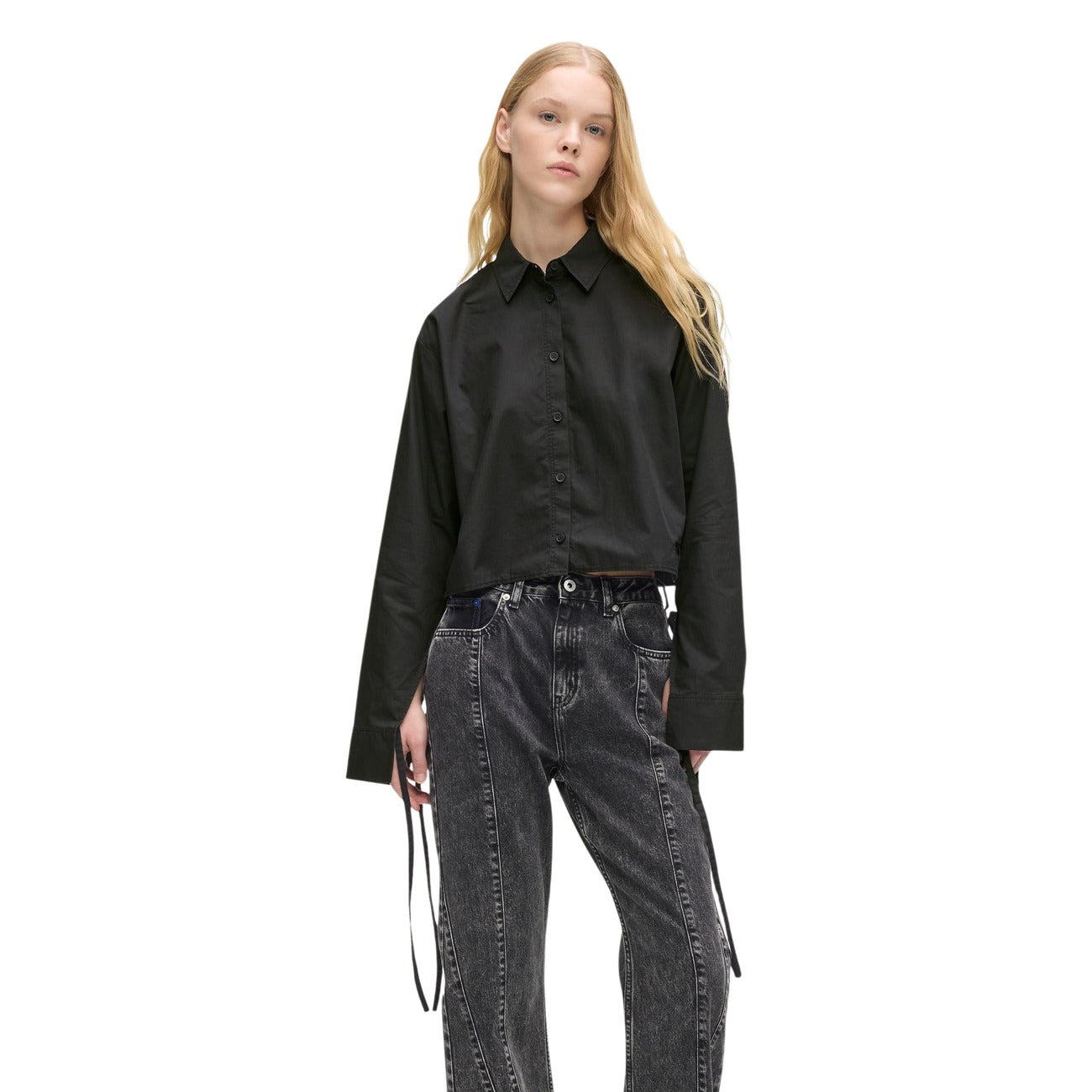 Karl Lagerfeld Jeans Shirt Damen Schwarz