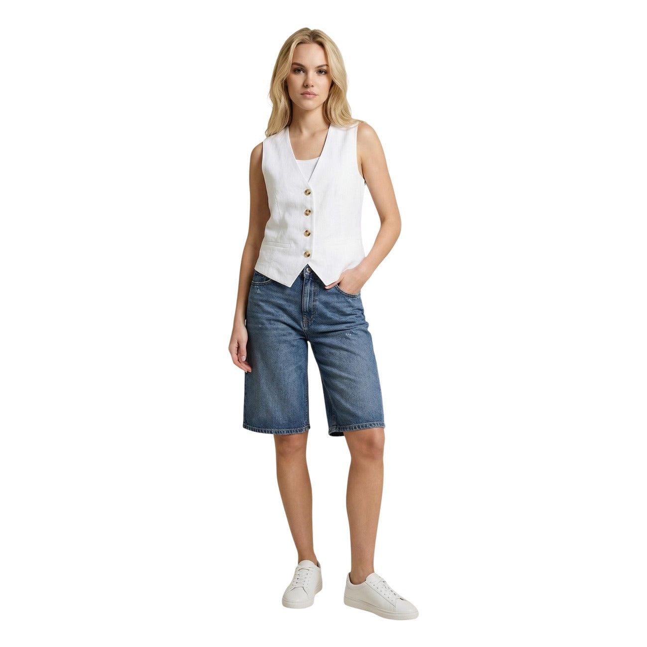 Only Shorts Dames Blauw #2466867