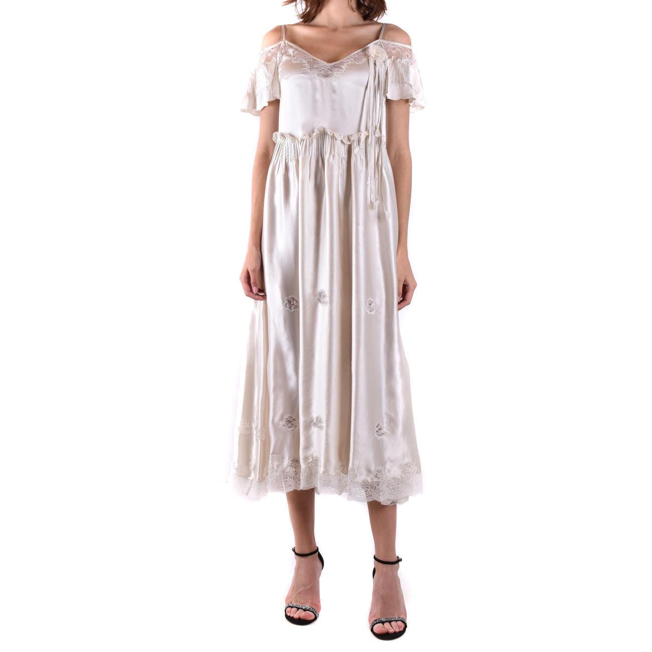 Twinset Kleid Damen Weiß