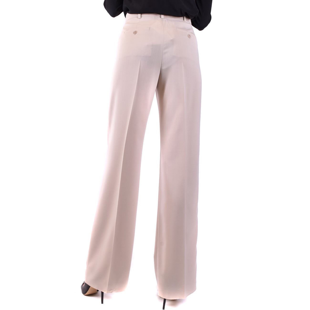 Maxmara Broek Dames Beige #2443024