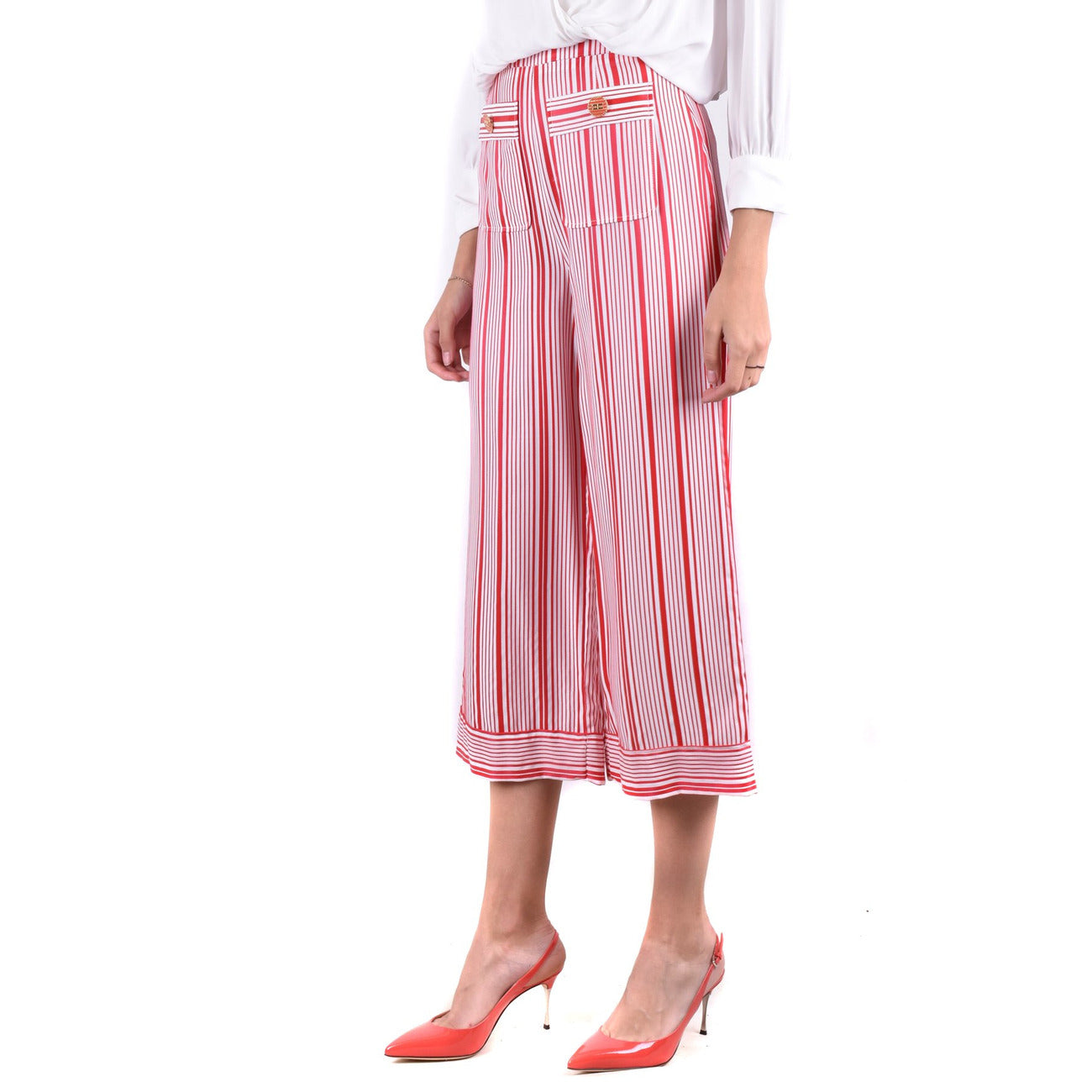 Elisabetta Franchi Broek Dames Rood #2425090