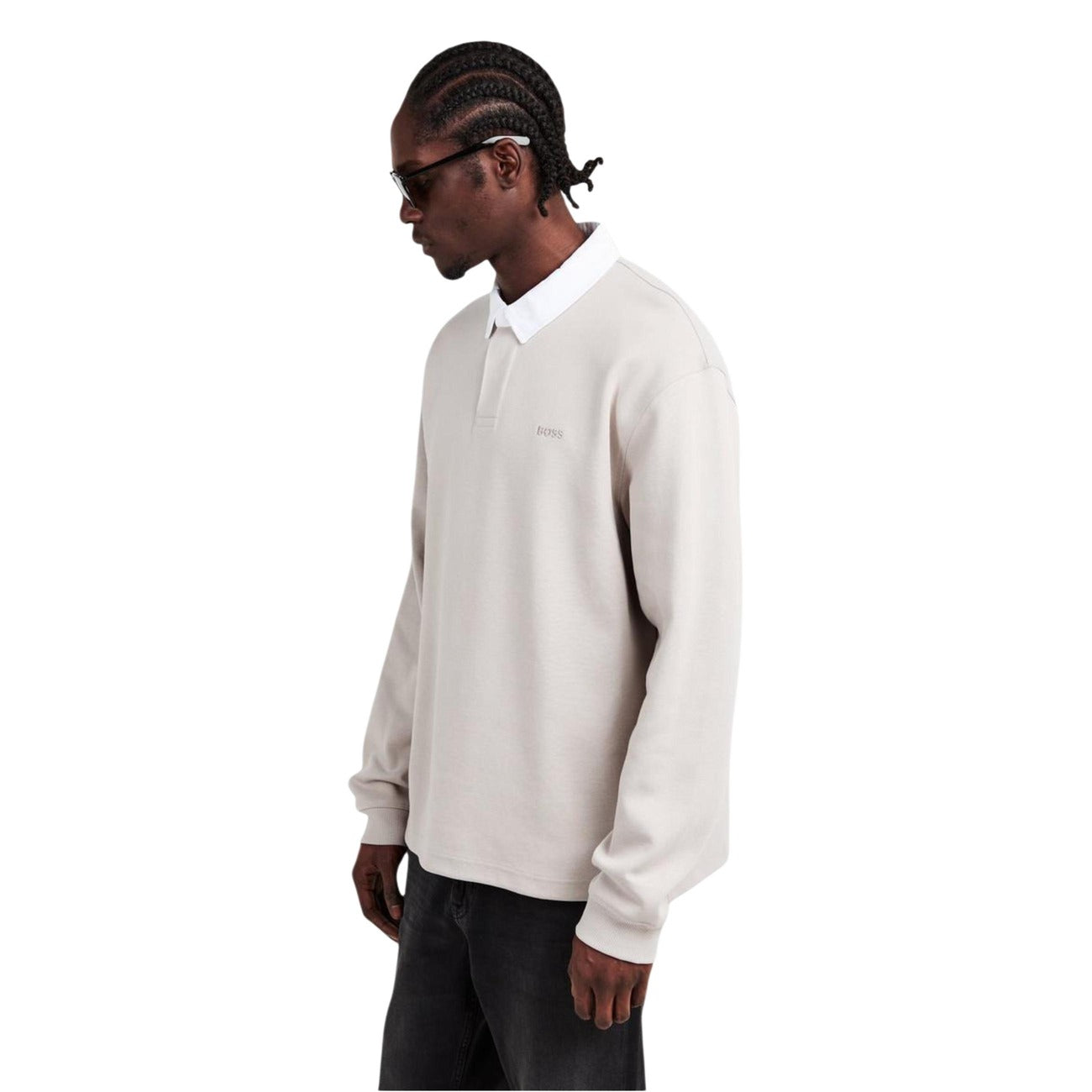 Boss Polo Top Herren Grau #2450059