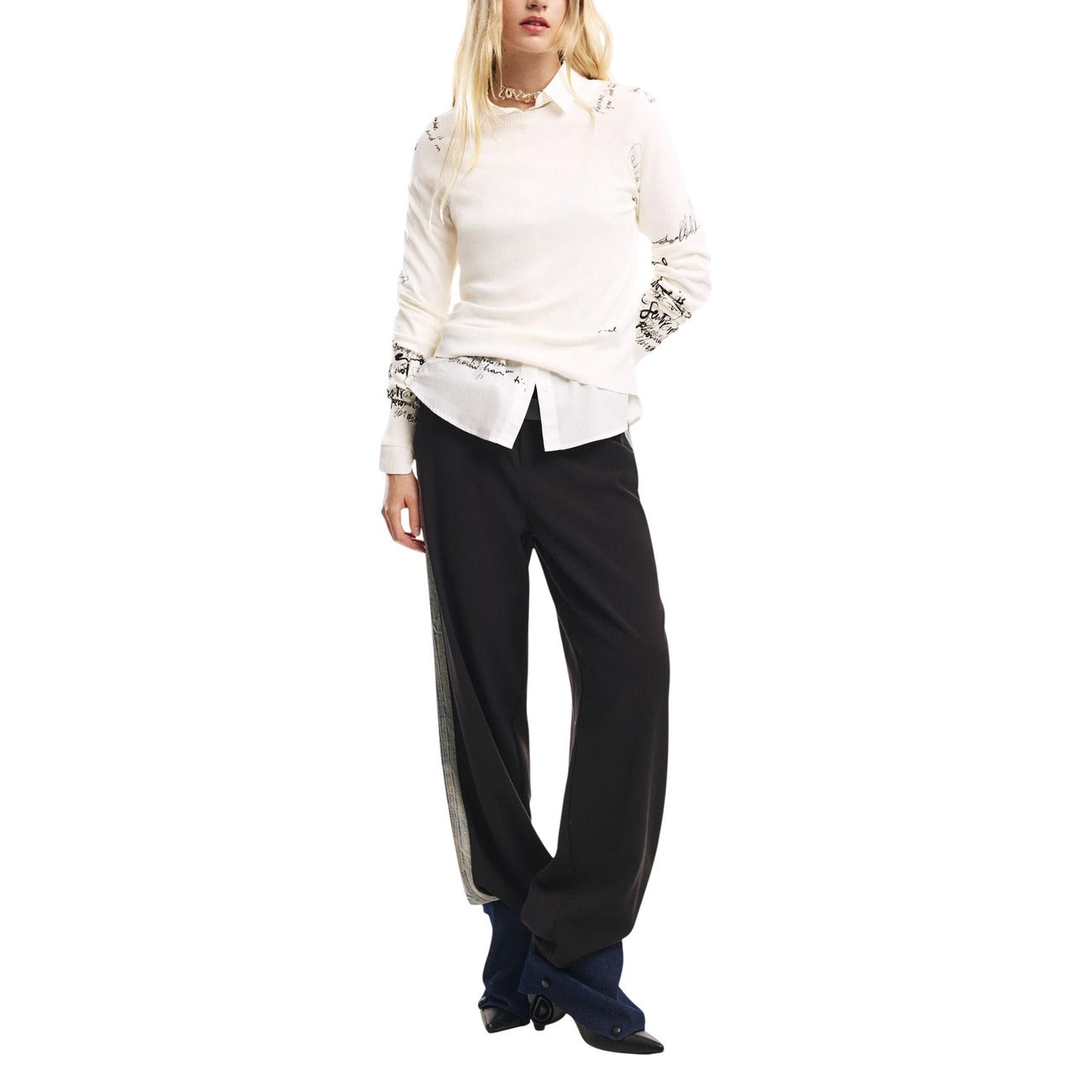 Desigual Hose Damen Schwarz #2451322