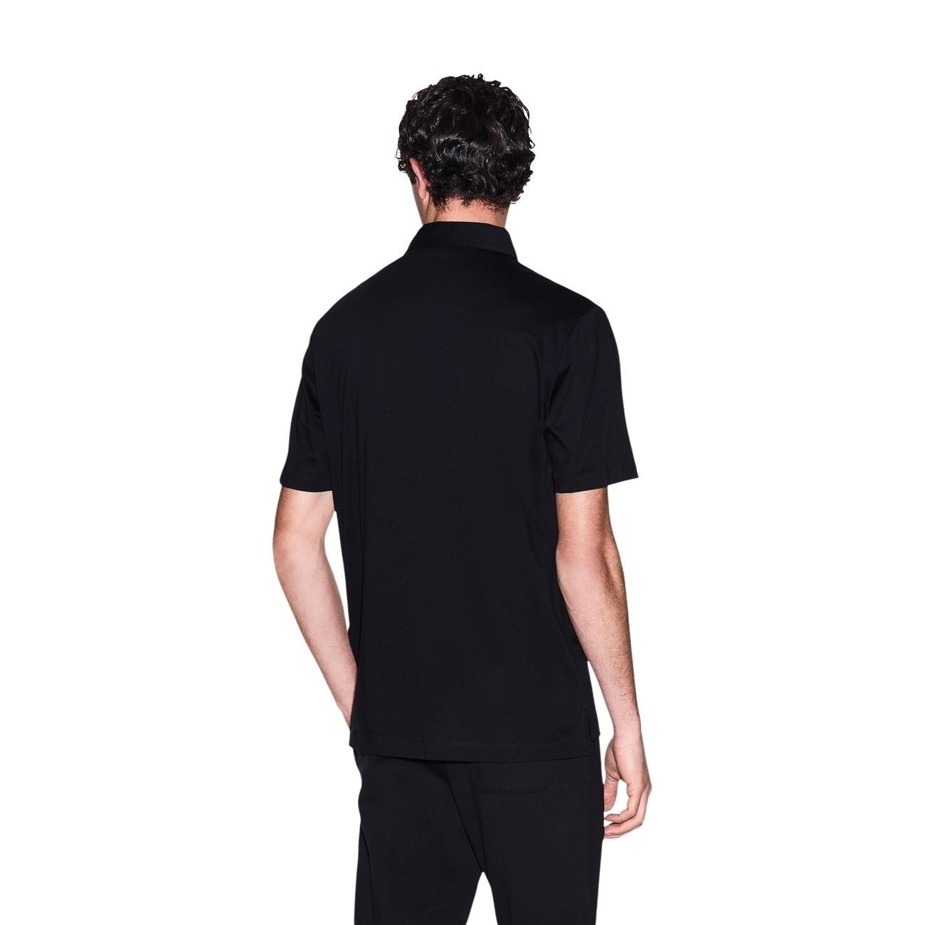 Armani Exchange Polo Top Herren Schwarz