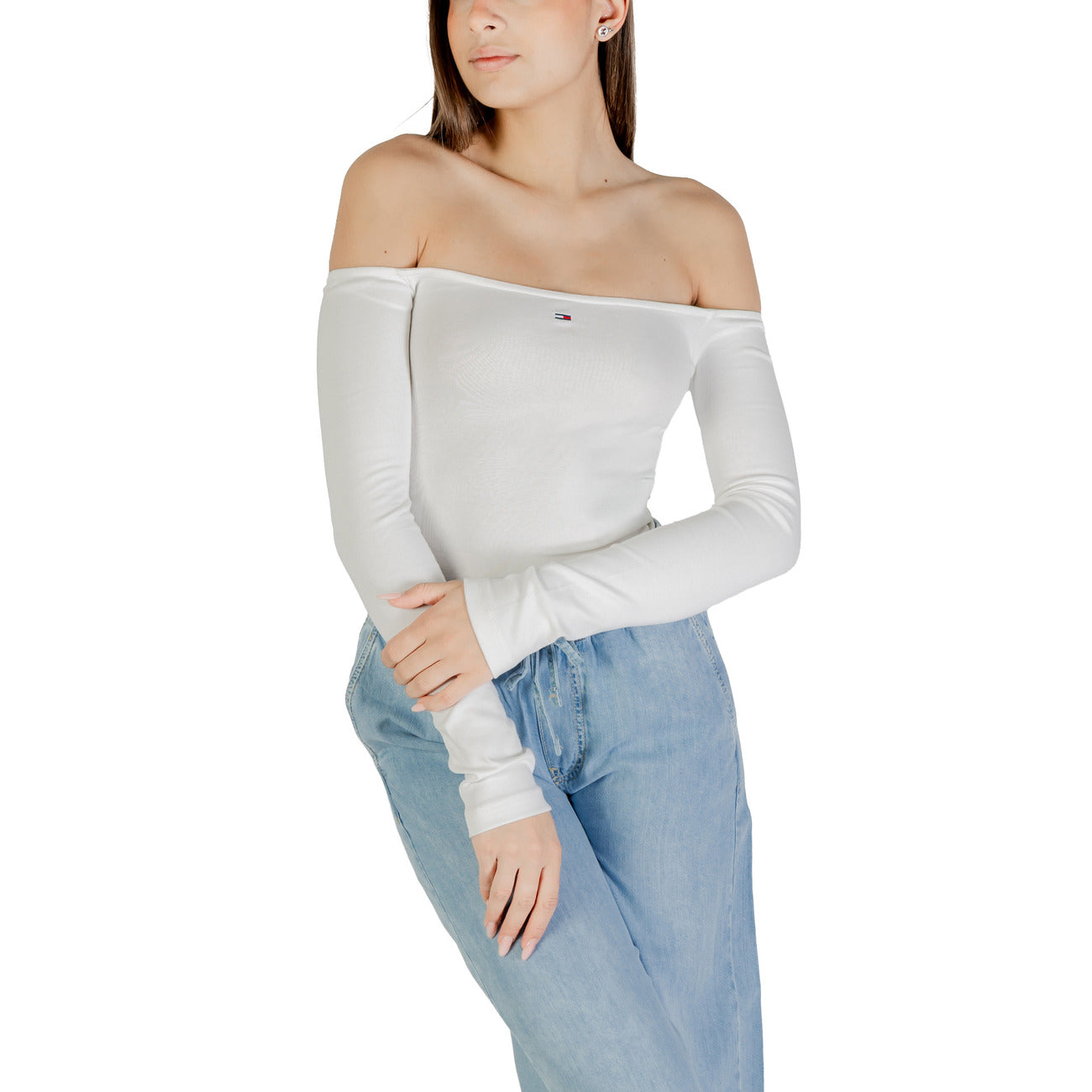 Tommy Hilfiger Jeans Top Dames Wit #2424164