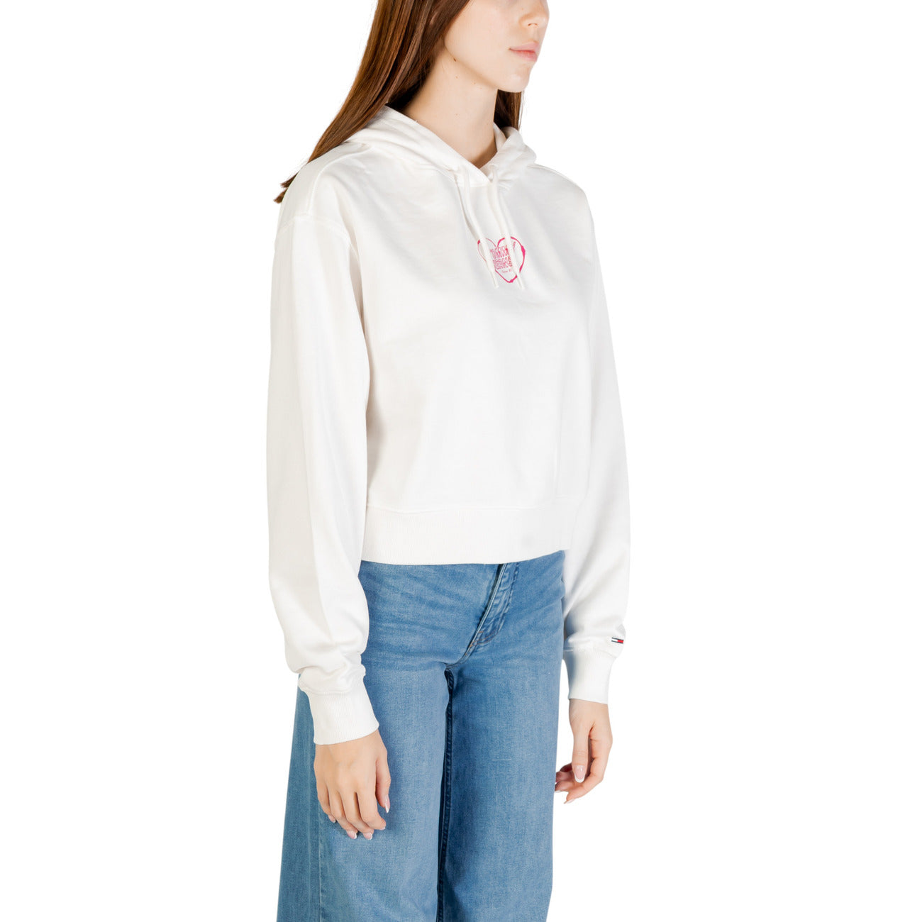 Tommy Hilfiger Jeans Sweatshirt Dames Wit #2425662