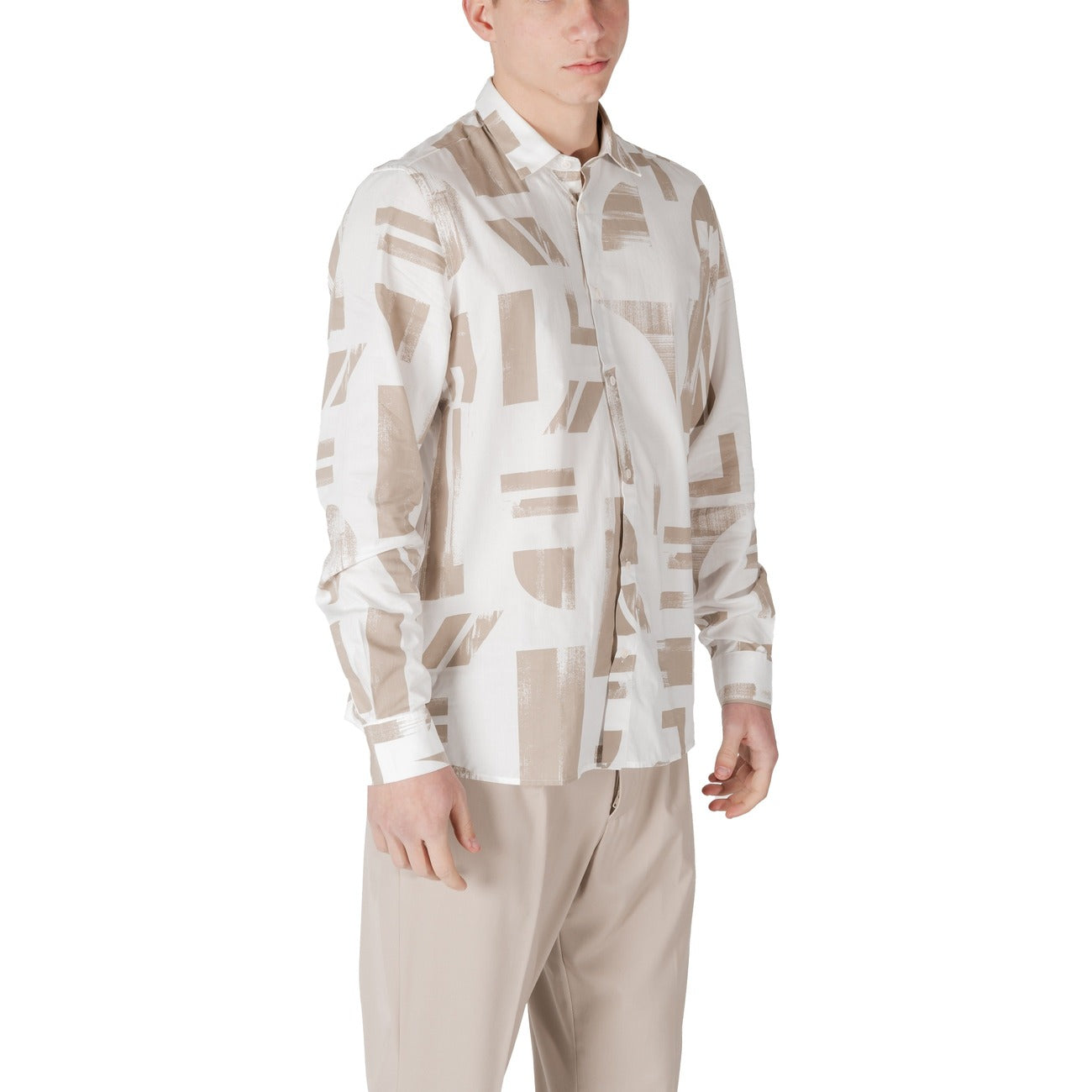 Antony Morato Shirt Heren Beige #2462436