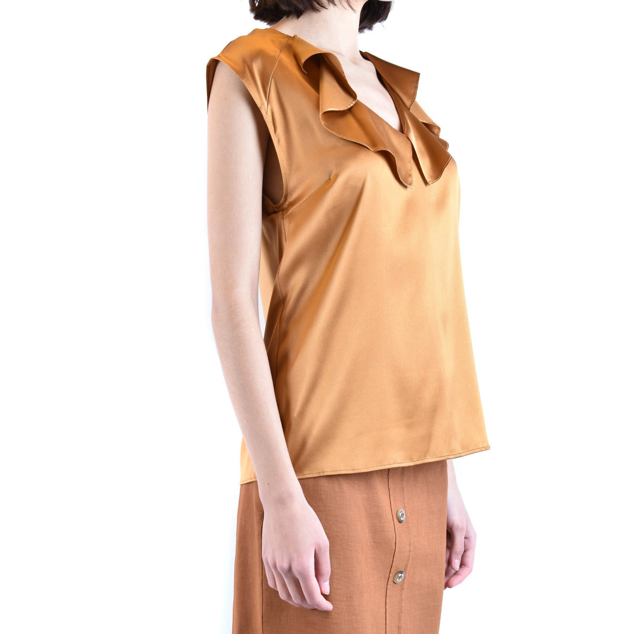 Pinko Strickjacke Damen Kamel