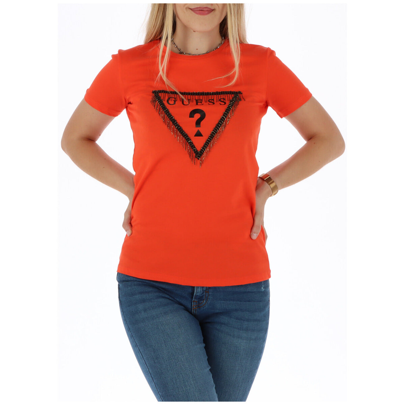Guess T-Shirt Damen Weiß #301117
