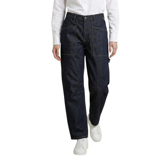 Replay Jeans Damen Blau