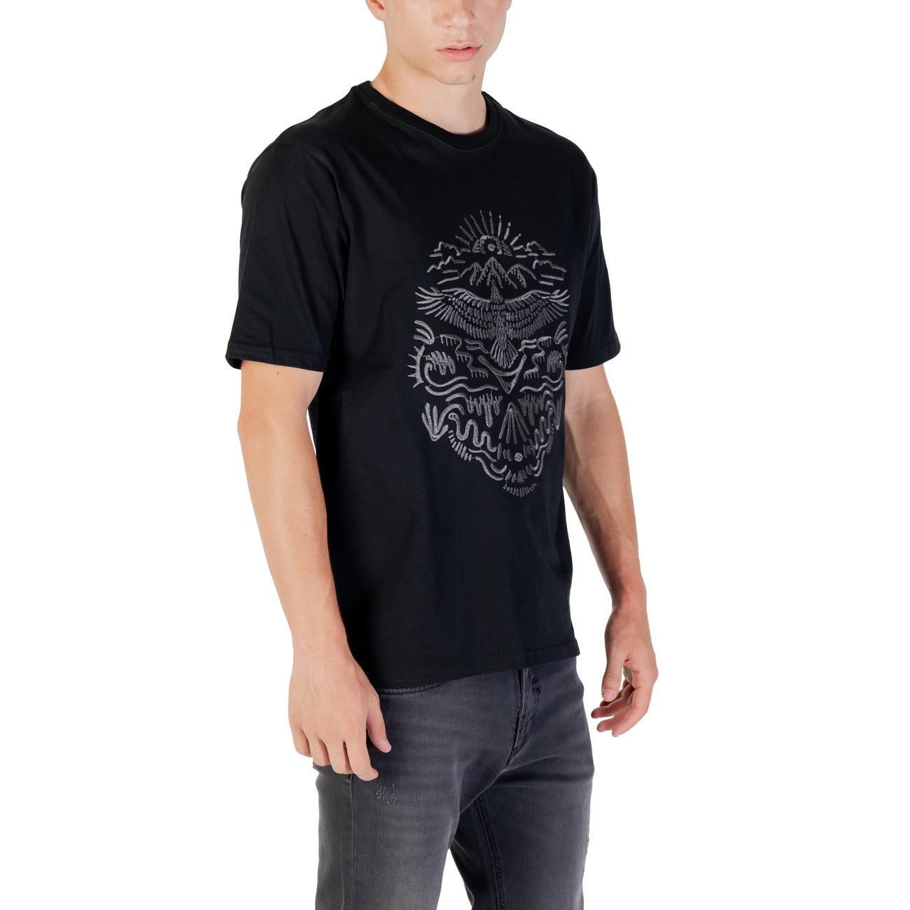 Gianni Lupo T-shirt Heren Zwart #2430442