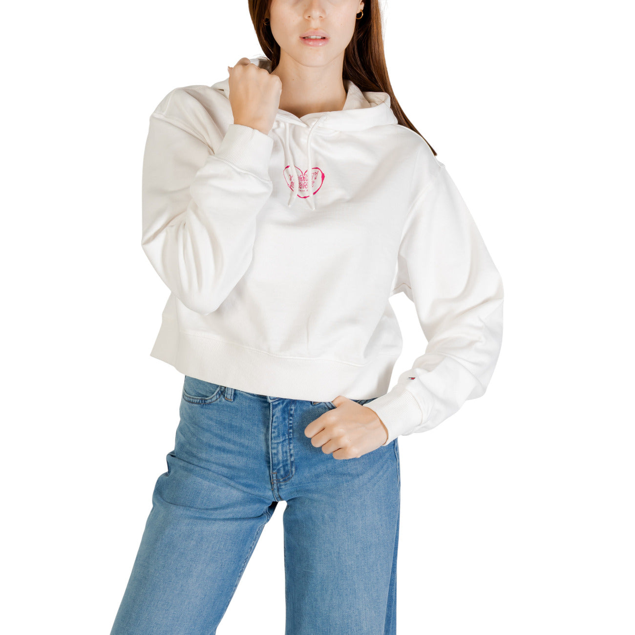Tommy Hilfiger Jeans Sweatshirt Dames Wit #2425662