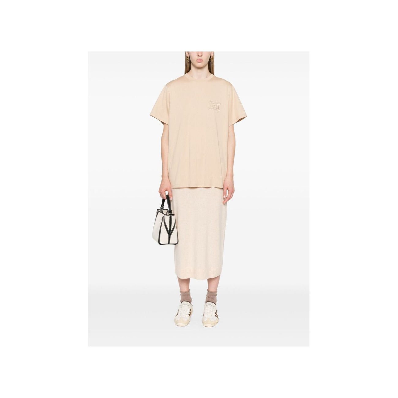 Maxmara T-Shirt Damen Beige