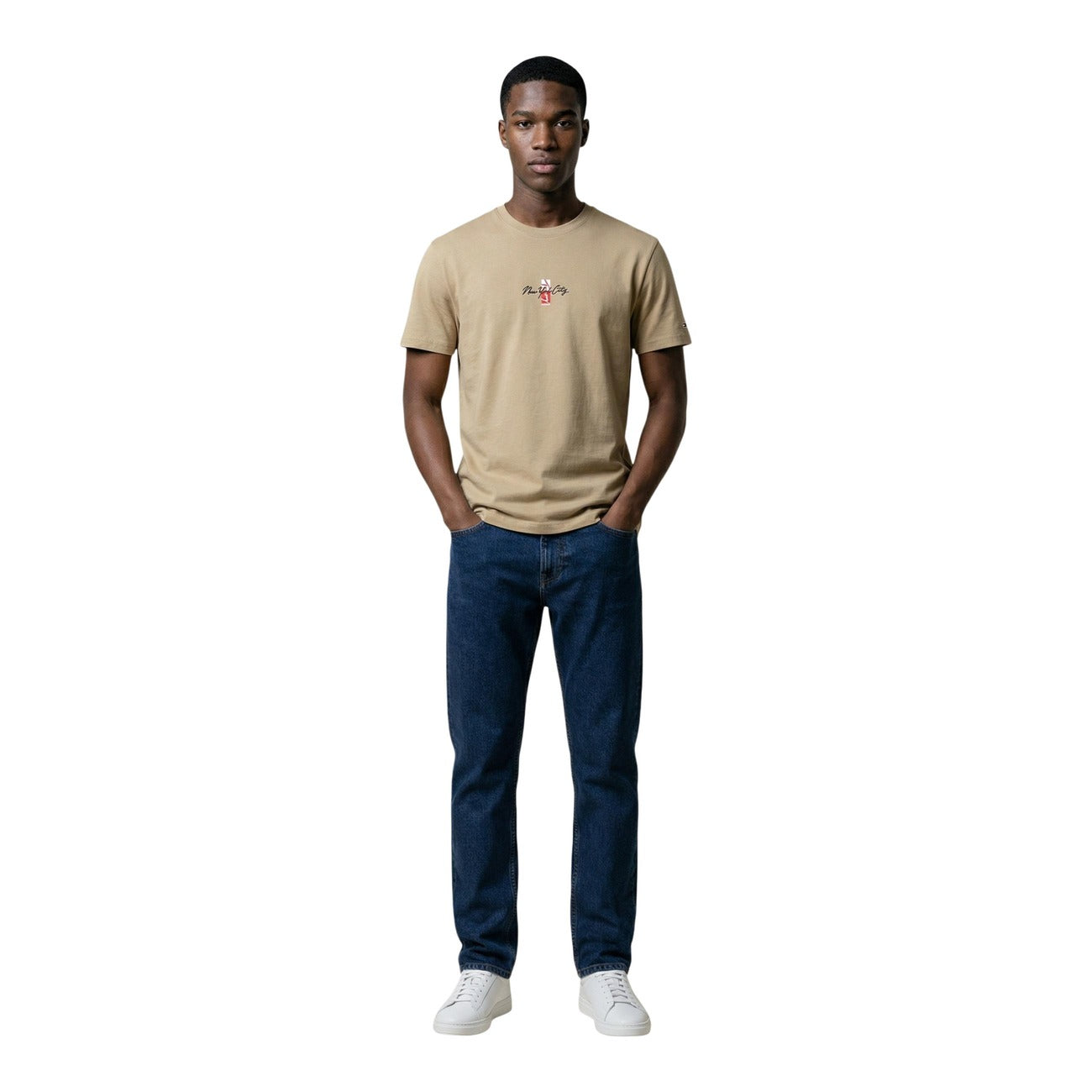 Tommy Hilfiger Jeans T-Shirt Herren Beige #2457658