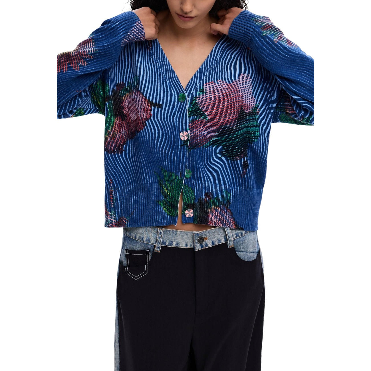 Desigual Cardigan Damen Blau