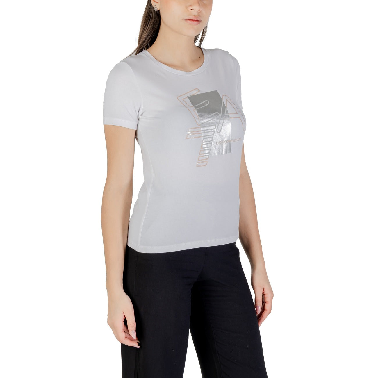 Ea7 T-shirt Dames Wit #2421815
