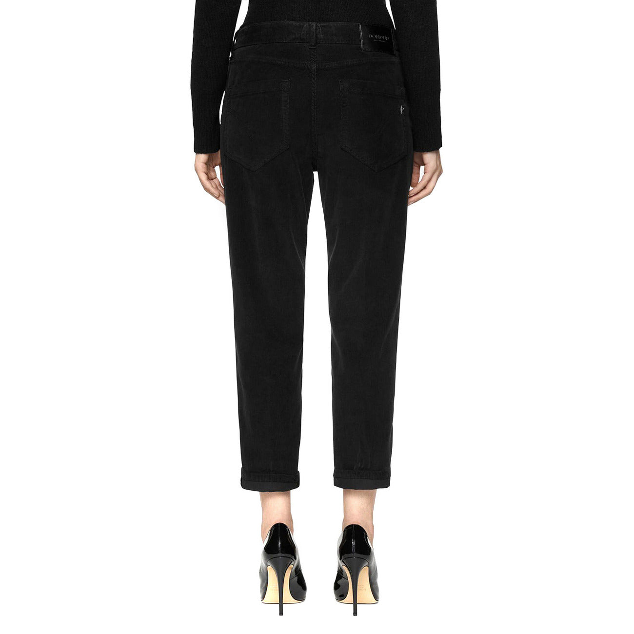 Dondup Broek Dames Zwart #2429438