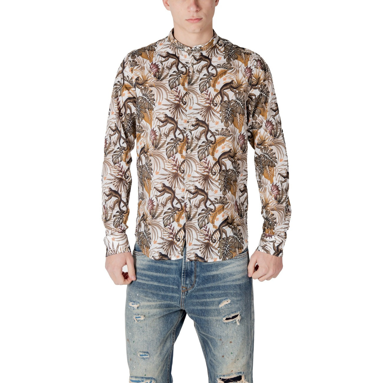 Gianni Lupo Shirt Heren Wit #2413354