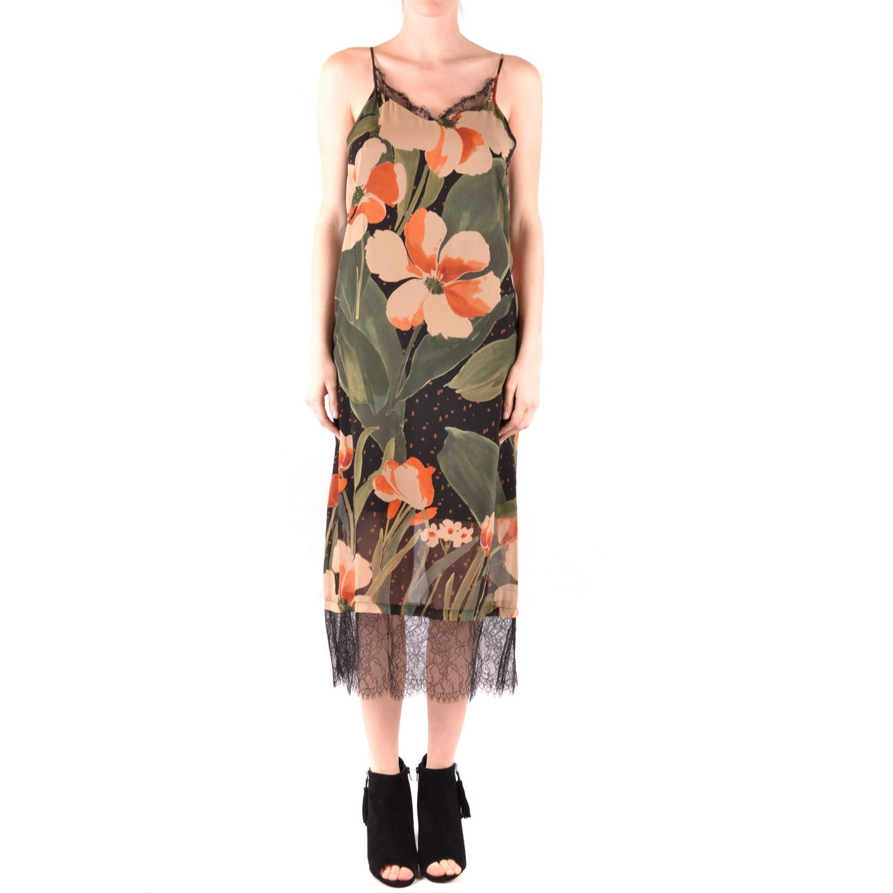 Twin-set Simona Barbieri Kleid Damen Multicolor