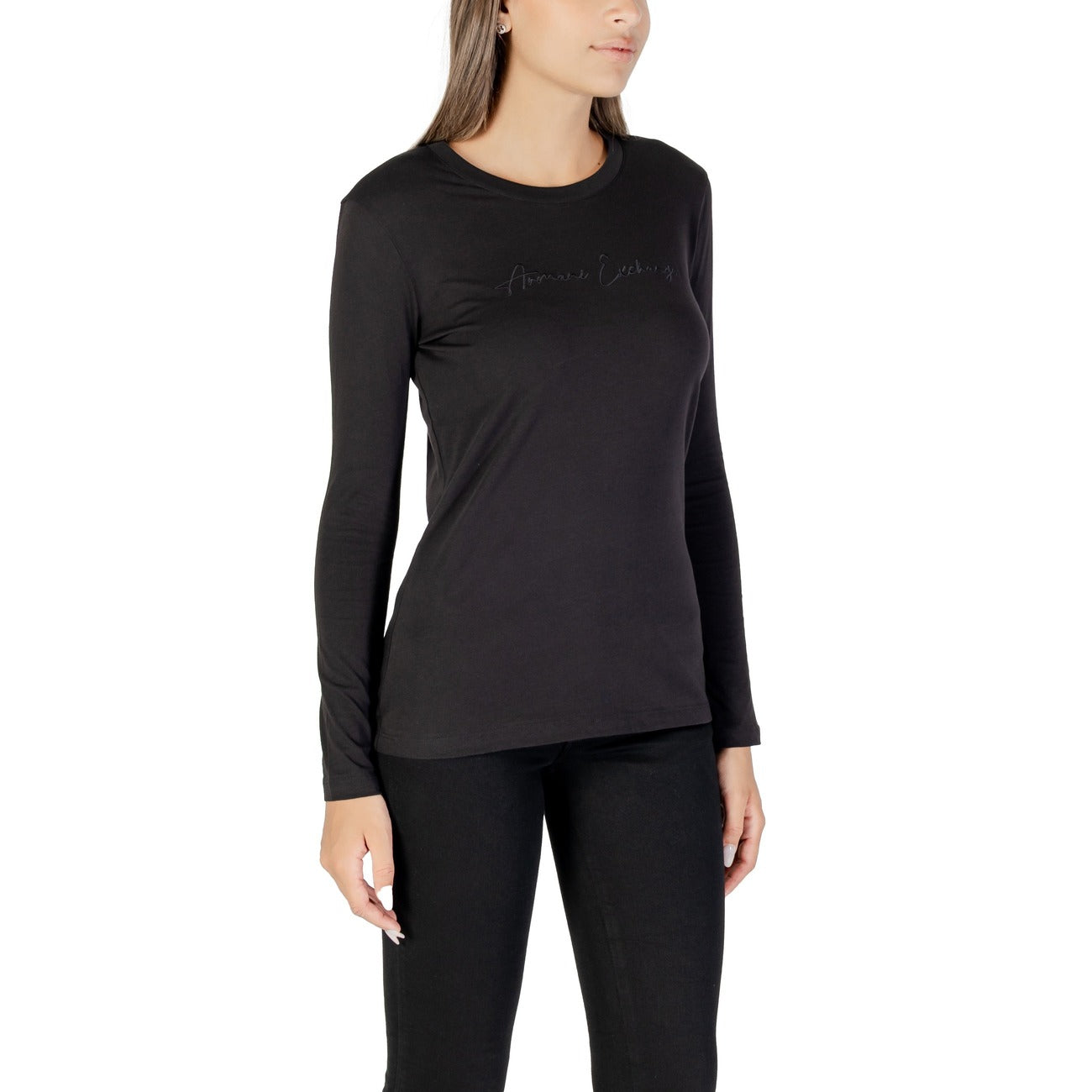 Armani Exchange T-shirt Dames Zwart #2430520